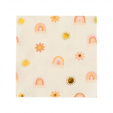 16 TOVAGLIOLI ARCOBALENO BOHO