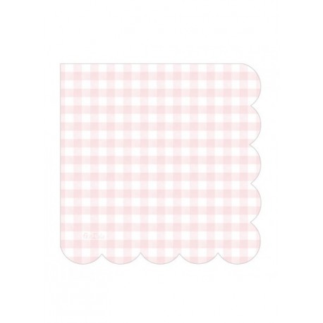 16 TOVAGLIOLI QUADRETTI ROSA