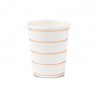 8 BICCHIERI RIGHE ROSE GOLD