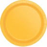 8 PIATTI IN CARTA - GIALLO SCURO