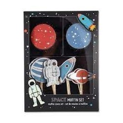 CUPCAKE KIT SPAZIO E ASTRONAUTA