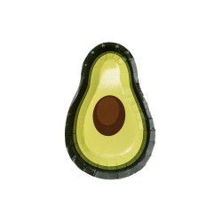 8 PIATTINI MONOPORZIONE AVOCADO