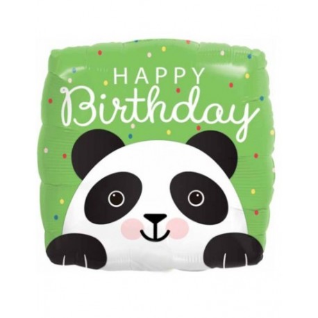 Palloncino PANDA HAPPY BIRTHDAY