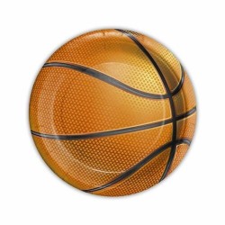 8 PIATTINI FORMA DI PALLA DA BASKET