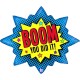 Palloncino FUMETTO BOOM YOU DID IT!
