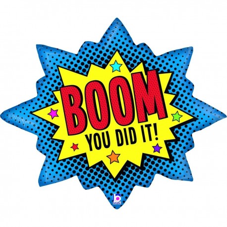 Palloncino FUMETTO BOOM YOU DID IT!