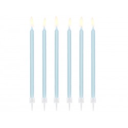12 CANDELINE AZZURRE