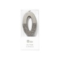 CANDELINE NUMERO - ARGENTO GLITTER