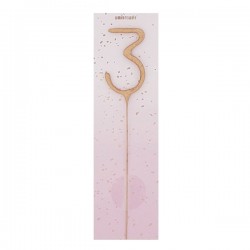 CANDELA SCINTILLANTE ROSE GOLD "3"