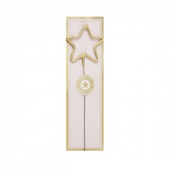 MINI CANDELA SCINTILLANTE GOLD STELLA