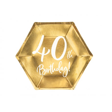 6 PIATTINI 40th BIRTHDAY