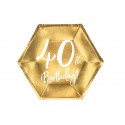 6 PIATTINI 40th BIRTHDAY