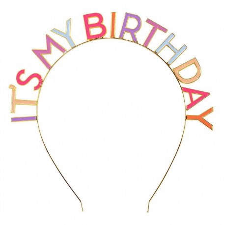 CERCHIETTO IT'S MY BIRTHDAY PASTELLO