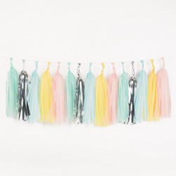 TASSEL GARLAND COLORI PASTELLO