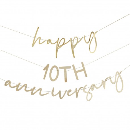 BANNER HAPPY ANNIVERSARY PERSONALIZZABILE