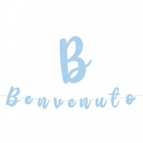 BANNER BEVENUTO AZZURRO
