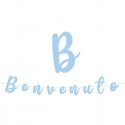 BANNER "BENVENUTO" CARTONCINO AZZURRO