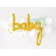 SCRITTA GONFIABILE "BABY" ORO