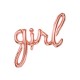 SCRITTA "GIRL" GONFIABILE ROSE GOLD