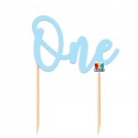 TOPPER "ONE" AZZURRO