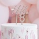 TOPPER "HELLO 18" PLEXIGLASS ROSE GOLD