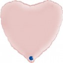 PALLONCINO CUORE - ROSA PASTELLO SATIN