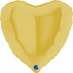 PALLONCINO CUORE - GIALLO PASTELLO