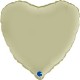 PALLONCINO CUORE - VERDE OLIVA SATIN
