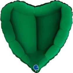 PALLONCINO CUORE - VERDE SCURO