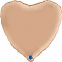 PALLONCINO CUORE - NUDE SATIN