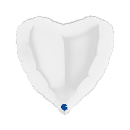 PALLONCINO CUORE - BIANCO