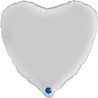 PALLONCINO CUORE - BIANCO SATIN