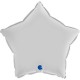 PALLONCINO STELLA - BIANCO SATIN