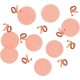 CORIANDOLI DA TAVOLA ROSA E 70 ROSE GOLD