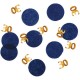 CORIANDOLI DA TAVOLA BLU E 30 ORO
