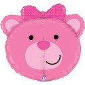 Palloncino ORSETTO ROSA 3D
