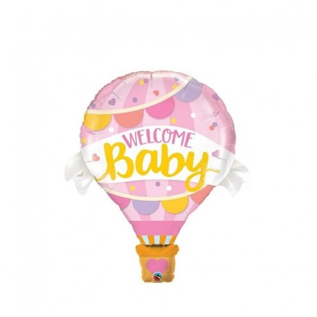 Palloncino MONGOLFIERA ROSA