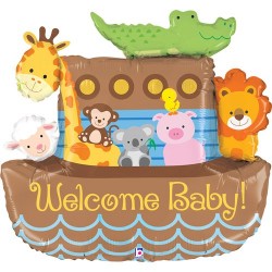 Palloncino ARCA DI NOE' "WELCOME BABY"