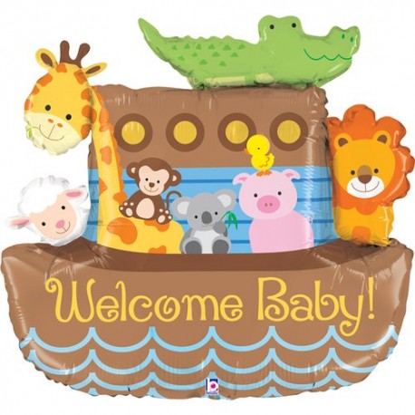 Palloncino ARCA DI NOE' "WELCOME BABY"