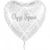 Palloncino CUORE "OGGI SPOSI" 45cm