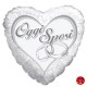 Palloncino CUORE "OGGI SPOSI" 90cm