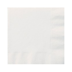 20 TOVAGLIOLI DI CARTA - BIANCO