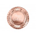 6 PIATTINI "HAPPY BIRTHDAY" ROSE GOLD