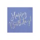 20 TOVAGLIOLI "HAPPY BIRTHDAY" BLU