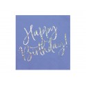 20 TOVAGLIOLI "HAPPY BIRTHDAY" BLU