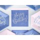 20 TOVAGLIOLI "HAPPY BIRTHDAY" BLU