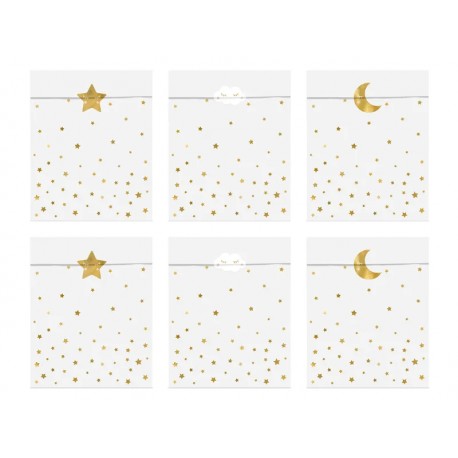 6 SACCHETTINI CON STELLINE