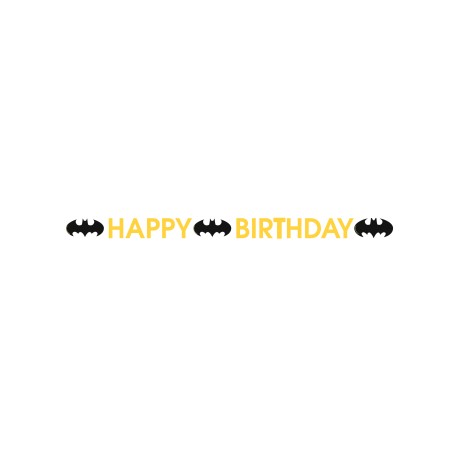 BANNER HAPPY BIRTHDAY - BATMAN