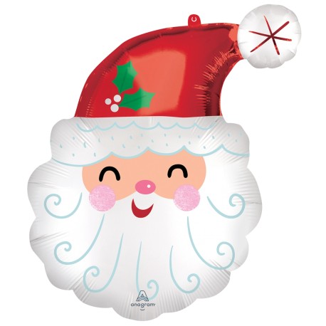 Palloncino FACCINA DI BABBO NATALE