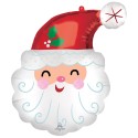 Palloncino FACCINA DI BABBO NATALE